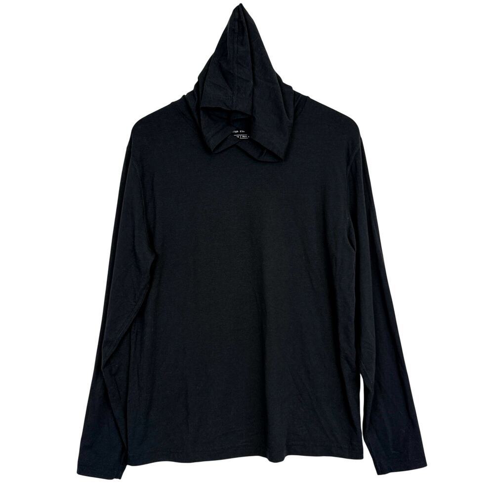 Foreign Rider Co. Mens Hoodie Sweatshirt Long Sleeve Black - L 3